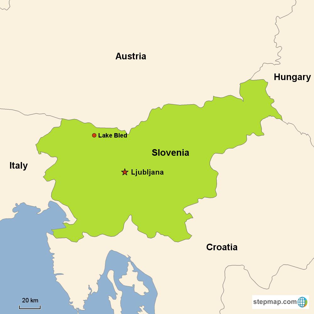 Ljubljana Slovenien karta - Karta över ljubljana, Slovenien (Södra