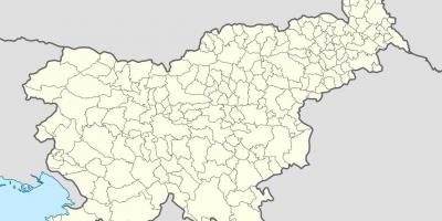 Slovenien karta läge