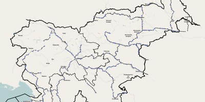 Slovenien tåg karta